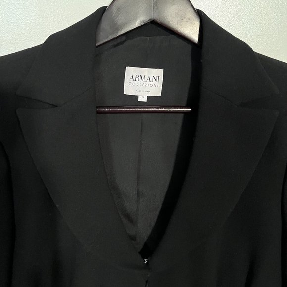 Armani Collezioni Virgin Wool Blazer Jacket - Picture 9 of 16